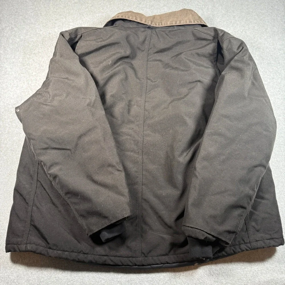 Carhartt Duck Canvas Detroit Jacket Blanket Lined Distressed Men's 2XL